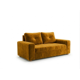 thumbnail image 2 of Sofa Praga 2 Cuerpos Felpa Mostaza, 2 of 3