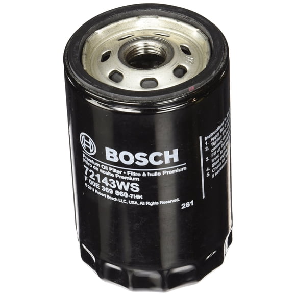 Filtro de aceite de motor Bosch 72143WS Workshop para Chrysler, Dodge, Ford, Jaguar, Jeep, Mazda, Me