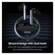 thumbnail image 2 of Audifonos Bluetooth InEar Recargable Negro LP60BK, 2 of 5