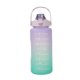 thumbnail image 4 of Botella De Agua Motivacional Jarra De Agua 2000 Ml A Prueba De Fugas Para Entrenamiento De Gimnasio Ciclismo Violeta, 4 of 5