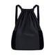 thumbnail image 3 of Mochila con Cordón, Bolsas de Viaje Grandes, Bolsa Deportiva para Baloncesto, Mochilero Al Aire Libre , NEGRO, 3 of 5