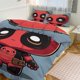 thumbnail image 1 of Cartoon Avengers Deadpool 3-Piece Bed Set Warm And Comfortable Kawaii Bedding Set Cute Soft Microfiber Bedclothes for Boys Girls Kids Bed Sheets, 1 of 5