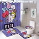 thumbnail image 1 of Juego de Cortina de Ducha y Alfombras de Baño Desmarcar BT21 4 Piezas, 1 of 6