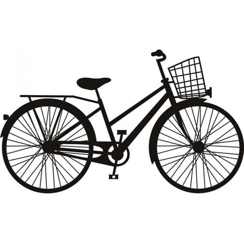 Rienda Libre Graphics - Decomural Classic Bicycle Retro Pedal Bike Ws-18727