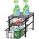 thumbnail image 5 of Cesta apilable de 2 niveles para el hogar, simple, para el hogar, color negro, 5 of 8