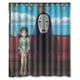 thumbnail image 1 of Cortina de ducha de El Viaje de Chihiro sin rostro, juego de cortinas de baño con ganchos, tamaño 60 x 72 pulgadas, 1 of 3