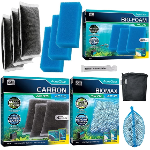 Kit de Medios de Filtración Trident Nova AquaClear 70 – 195 g