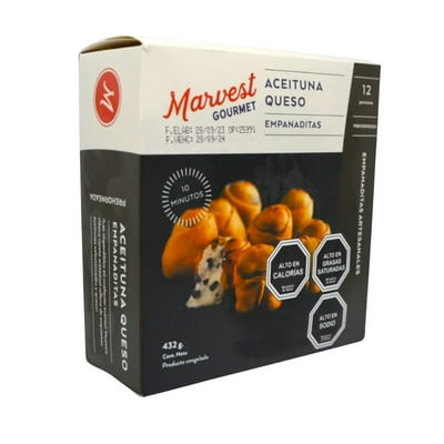Empanadas De Cocktail Aceituna Queso Caja. 420 G Marvest
