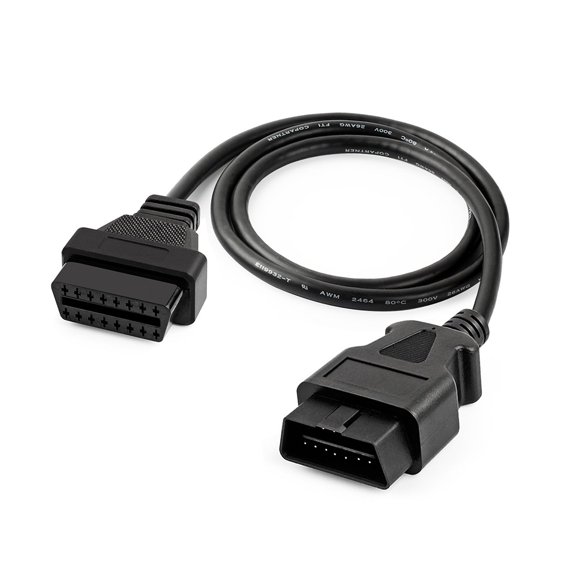 Foxwell Adaptador de Cable de Extensión de Diagnóstico OBD2 de 1 m