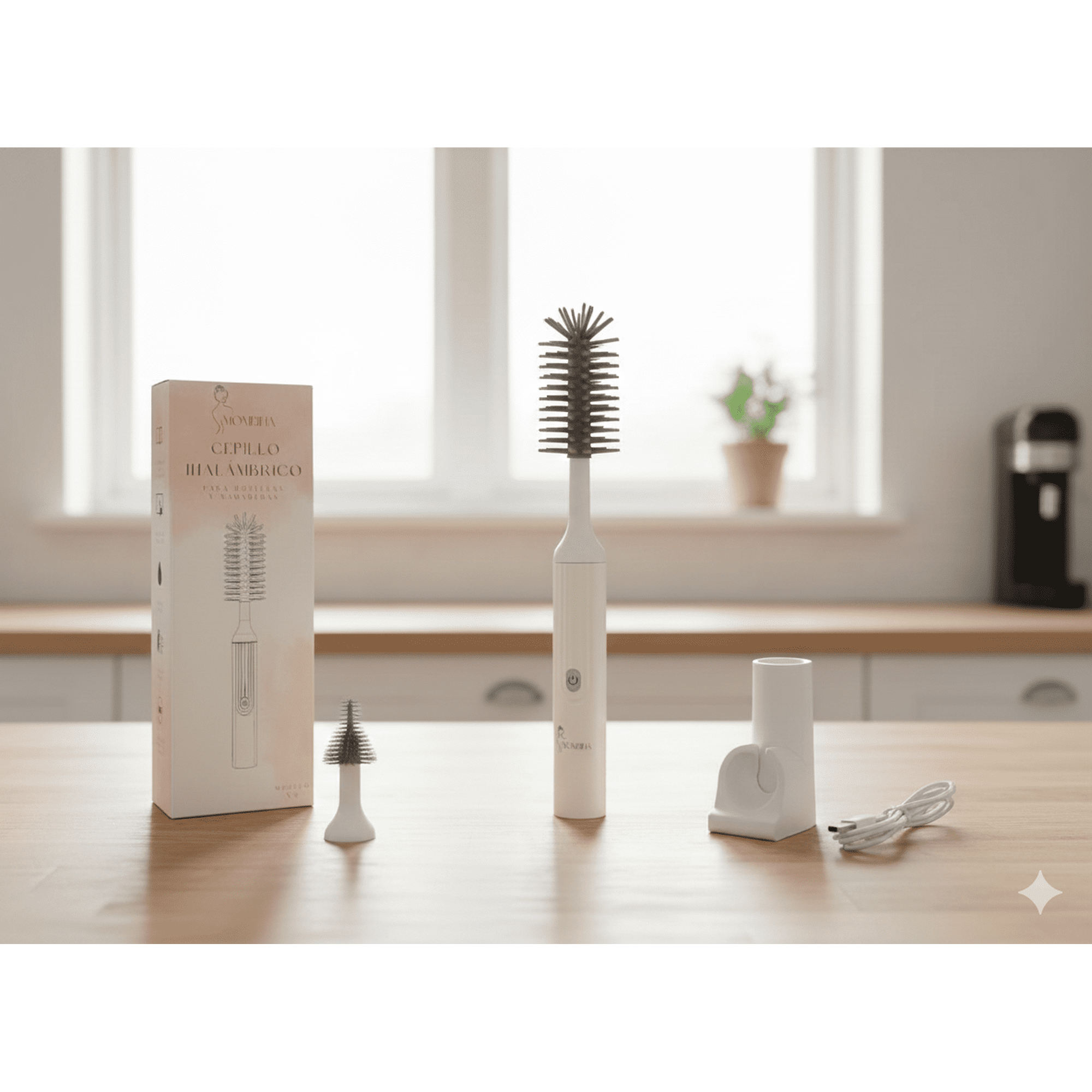 Mombina - Limpiador De Mamaderas Inalámbrico Eléctrico