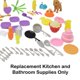 thumbnail image 5 of Piezas de repuesto Barbie Dollhouse HMX10 57 Kitchen Bath, 5 of 5