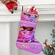 thumbnail image 2 of Poder de Princesa Tema: Calcetines de Navidad, fino lino blanco para colgar en escaleras y chimenea, decoración navideña para el hogar, regalo de Navidad. 45cm × 32cm, 2 of 5