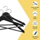 thumbnail image 5 of Perchas de madera para ropa Lifemaster con gancho giratorio de 360°, paquete de 5, 5 of 7