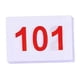 thumbnail image 5 of Babero Para Correr Números De Competidor Ligeros Para Gimnasia Baloncesto Fútbol 101 A 200, 5 of 5
