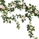 thumbnail image 1 of Enredaderas De Rosas Artificiales, Enredaderas De Rosas Para Decoraciones De Baby Shower, Rosa Claro, 1 of 5