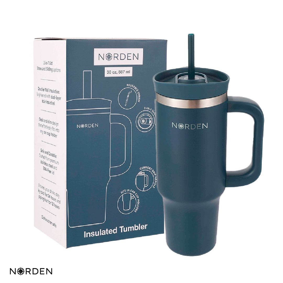 Botella Térmica Tumbler Navy Blue 887 Ml Norden 1 Un