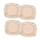 thumbnail image 1 of 4 piezas jacquard poliéster estiramiento boda cena silla asiento cubierta beige_m, 1 of 6