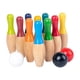 thumbnail image 1 of Juguetes Interactivos Juego De Bolos De Madera Juguetes De Bolos Para Bebés Niños Pequeños Jardín, 1 of 5