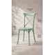 thumbnail image 3 of Pack de 6 Sillas Crossback Danubio Polipropileno de Comedor o Terraza Exterior - Menta, 3 of 4