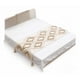 thumbnail image 2 of Piecera pie de cama boho bordada cama king y 2 plazas diseño 5 color blanco, 2 of 2