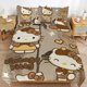 thumbnail image 3 of Cute Hello Kitty Bedding Sets for Girl Women Twin Size, 3 of 5