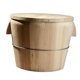 thumbnail image 1 of Tazón De Madera Para Mezclar Arroz Y Sushi Hangiri, Ganga Japonesa, Con Tapa, Portátil, 21cm, 1 of 5
