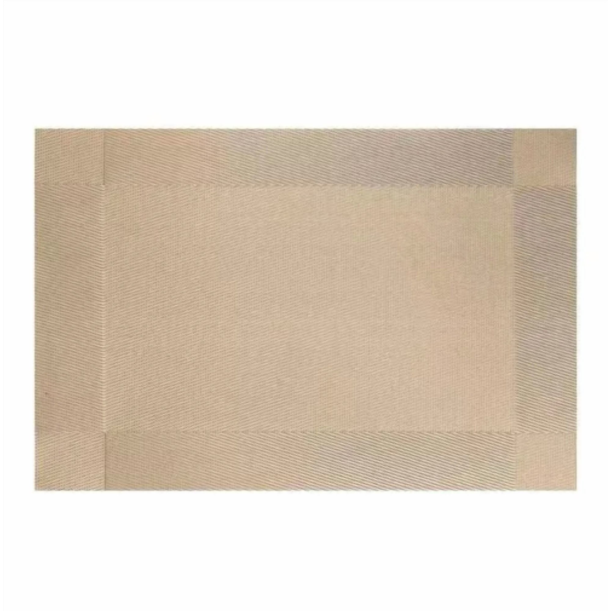 Genérico - Set 6 Individuales Impermeables Mesa Dorado