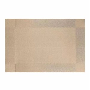 Genérico - Set 6 Individuales Impermeables Mesa Dorado