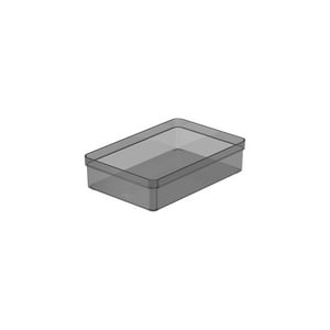 Ou - Organizador De Cajón Clear 22,5 X 15 X 5,6 Gris
