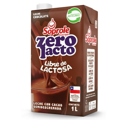 Leche Zero Lacto Chocolate 1 L Soprole