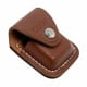 thumbnail image 3 of Estuche Zippo LPLB Brown Leather Lighter Pouch with Loop, 3 of 3