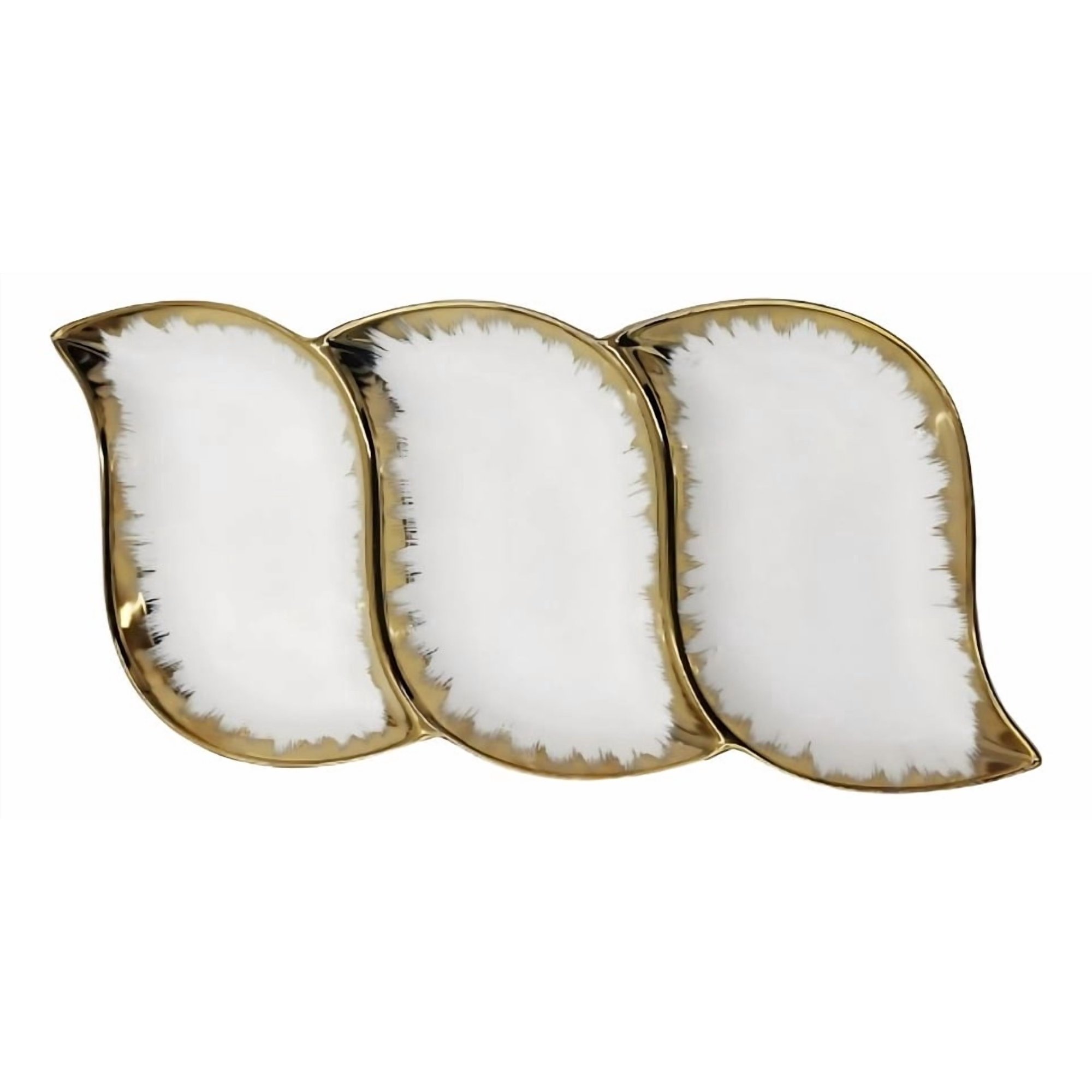 Genérico - Bandeja Decorativa Servir Almacenamiento Multifuncional Jhn