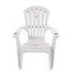 thumbnail image 1 of Silla Plástica con Posavaso Blanco, 1 of 3