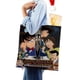 thumbnail image 4 of Detective Conan: Case Closed Bolso de tela con estampado de lienzo para mujer, bolsa de compras reutilizable y estética, con cremallera interior, regalo para mujer, 35 × 40 cm., 4 of 6