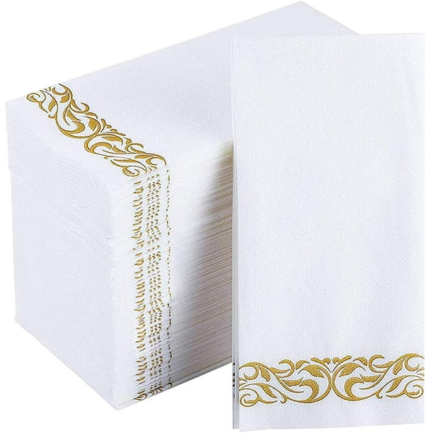 Servilletas de papel suaves y absorbentes, elegantes y decorativas para la cocina.