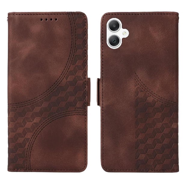 Carcasa FOXDOCK Samsung Galaxy A06 5G de cuero PU, diseño acolchado clásico, protección contra caídas y rayones