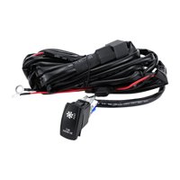 Ioensy - Arnés De Cableado De Anulación Del Ventilador De Enfriamiento Conjunto De Interruptor Basculante Relé Para Cuatriciclos Y Caravanas