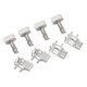 thumbnail image 1 of Retenedores De Tapa De Motor Con Tornillos Y Tuercas Para Ford BB5Z-00817-a, 1 of 5