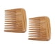 thumbnail image 3 of 2 Uds 4 "cepillo De Bolsillo Retro Antiestático Masaje Natural Peine De Pelo De Dientes Anchos, 3 of 4