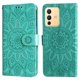 thumbnail image 1 of Funda tipo cartera FOXDOCK para Vivo V23 5G , diseño girasol en relieve, cuero PU, cierre magnético, soporte y tarjetero, 1 of 5