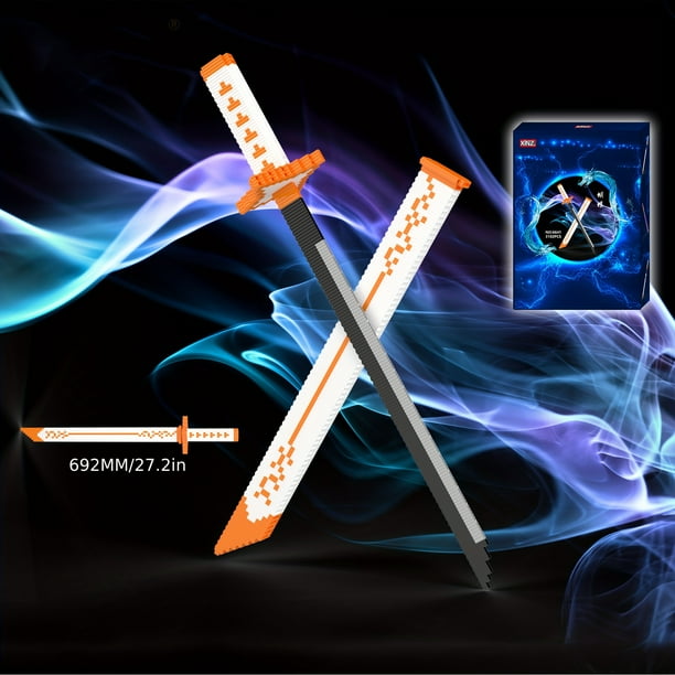 Mini Building Blocks, Anime Samurai Knives Building Blocks