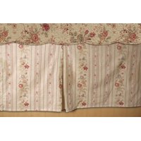Greenland Home Fashions - Faldón De Cama Greenland Home, Color Rosa Envejecido, Talla Doble