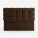 thumbnail image 4 of Cama Dos Plazas Con Respaldo y bases divididas de 150 X 190cm Tapizada en Felpa Chocolate Oscuro, 4 of 6
