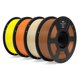 thumbnail image 1 of Filamento PLA ELEGOO 4 kg Marrón/Beige/Naranja/Amarillo, 1 of 8