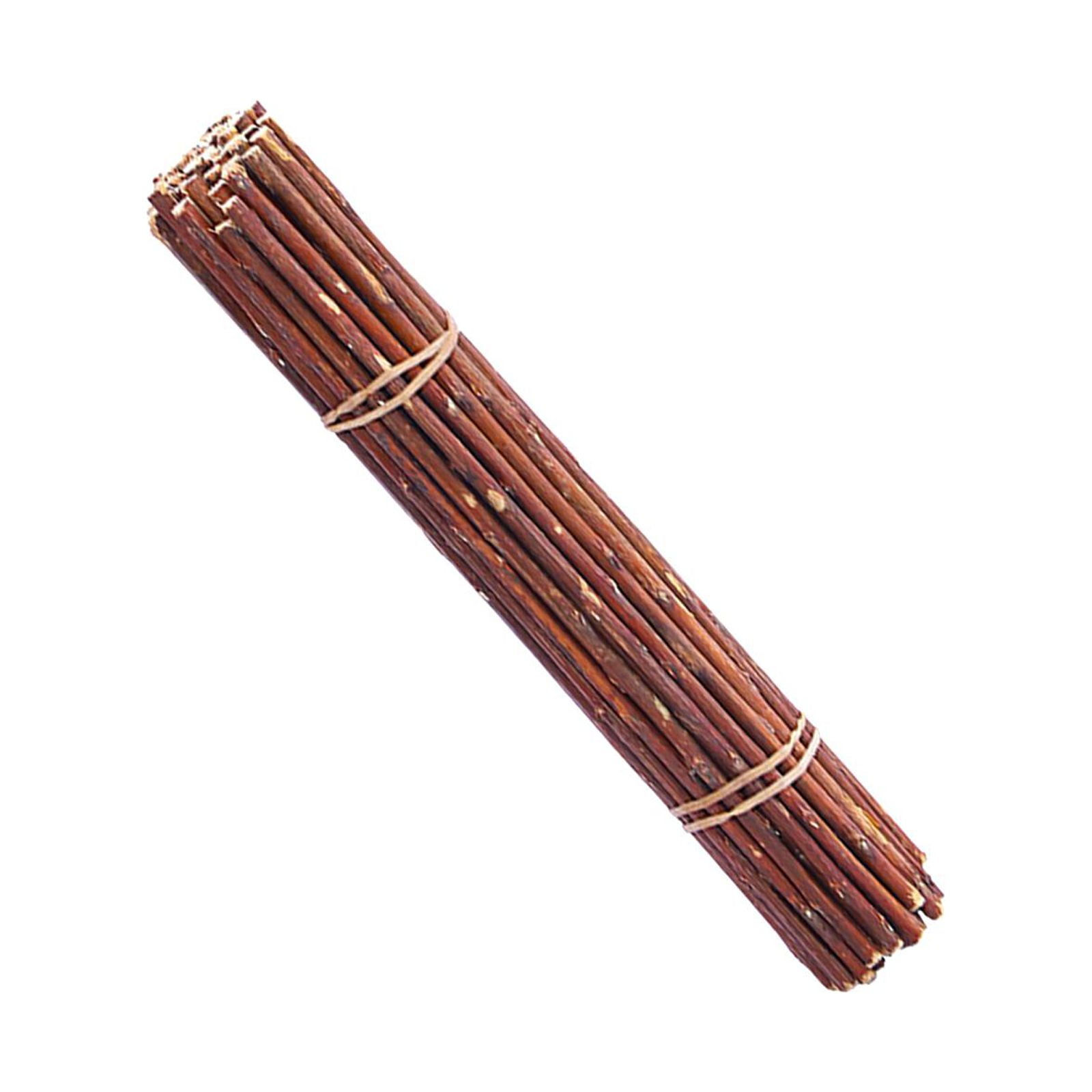 Magideal - 50 Palitos De Madera Para Manualidades, Palitos De Madera Para Troncos, Piezas De Madera, Palitos De Madera, Ramitas De Madera, Palitos De Madera Para Manualidades, Accesorios De Fotos, 40cm