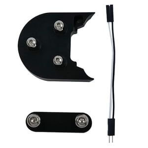 Ioensy - Juego De Juntas De Guardabarros Para Scooter Soporte Espaciador De Soporte De Pie Para Xiaomi M365 Negro