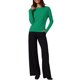 thumbnail image 2 of INSPIRE CHIC Suéteres de Mujer con Cuello de Barco y Manga Larga, Tops de Punto Casual XL Verde, 2 of 6