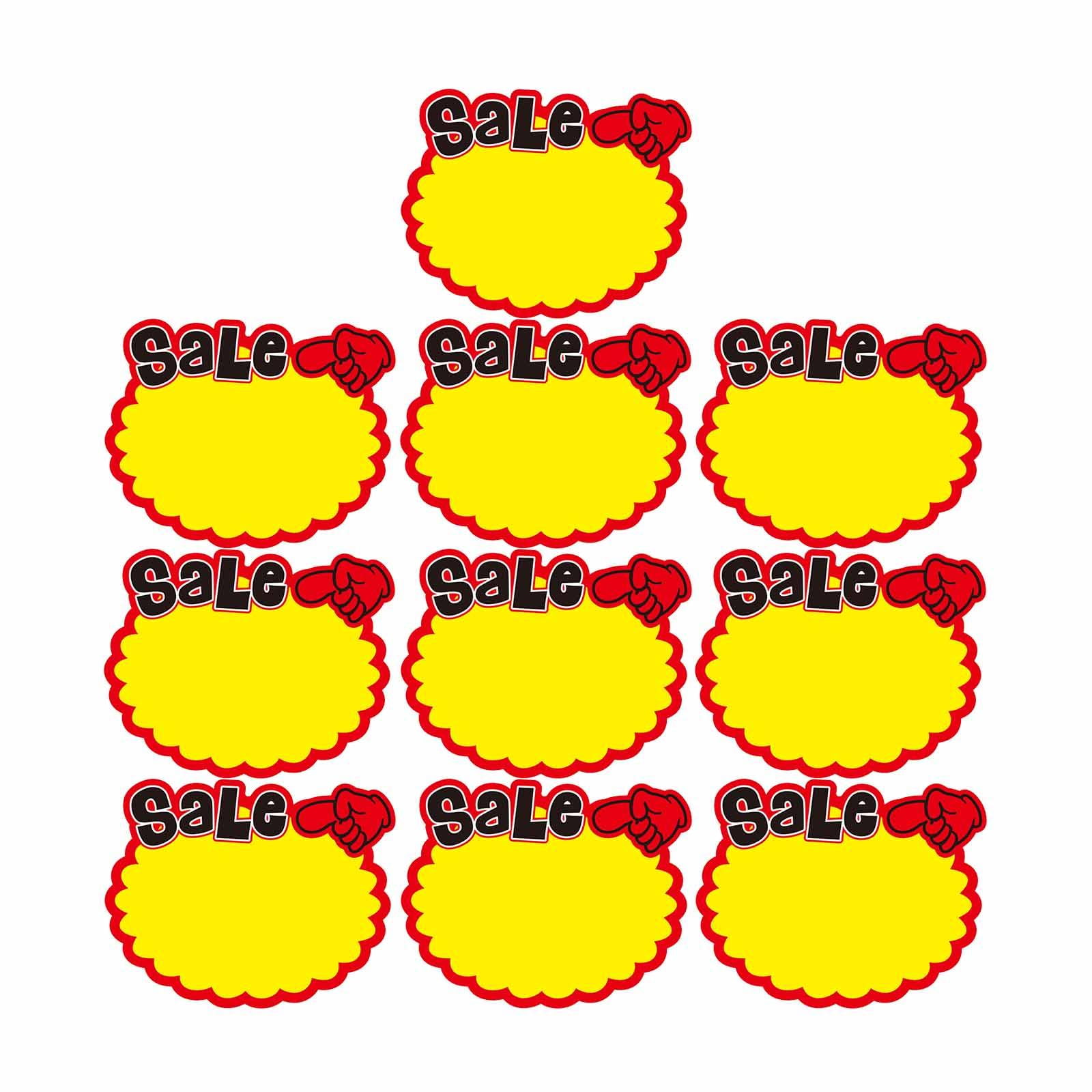 Magideal - 10 Uds. De Etiquetas De Precio De Señal De Publicidad De Supermercado, Etiquetas De Precio, Etiqueta De Precio De Entradas, Etiqueta De Precio Para Ti , Estilo F