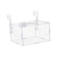 Ioensy - Caja De Aislamiento Para Acuario Suministro De Acuario Transparente Para Camarones De Peces Agresivos 15X10X10Cm Y Anzuelo