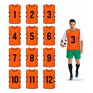 Linea Sport - Petos Numérico Del 1 Al 12 Chaleco Deportivo De Adultos